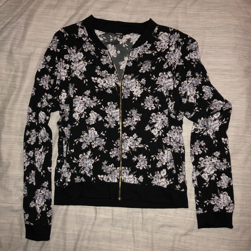 Love Culture Floral Bomber Jacket